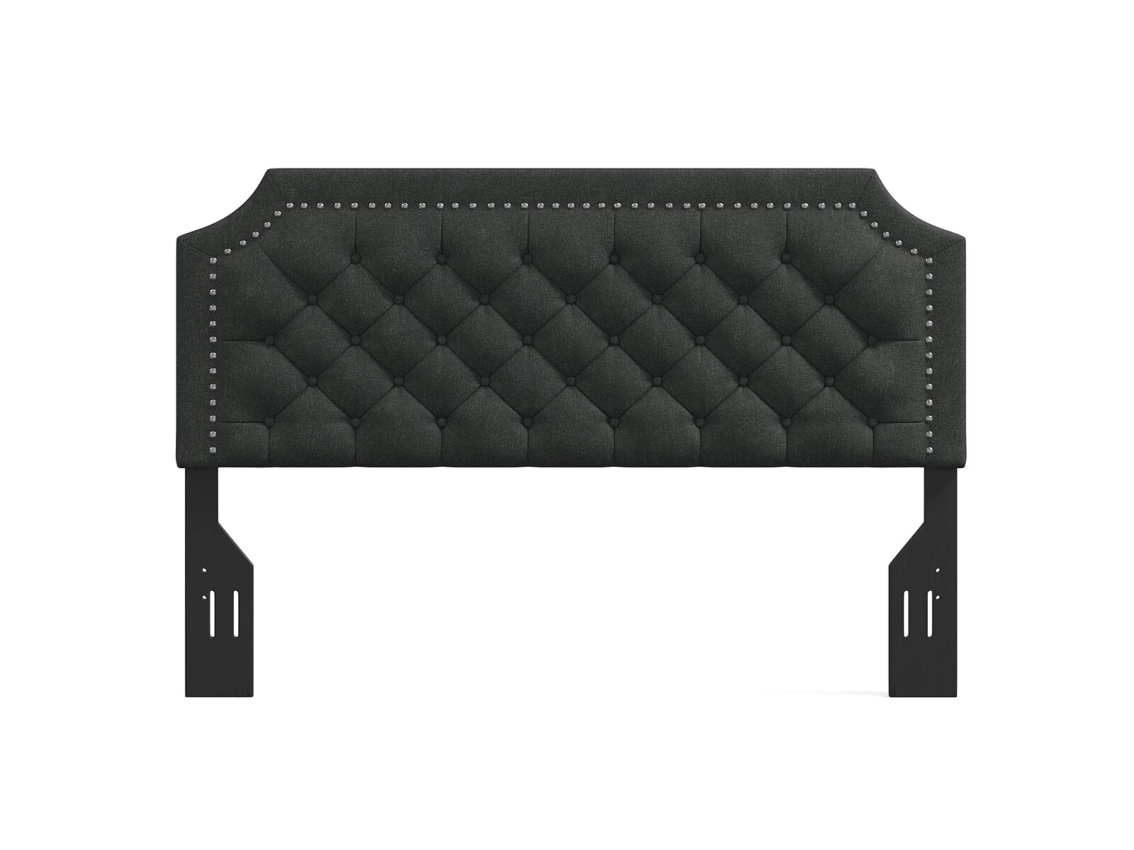 Curta Button Tufted Upholstered Headboard